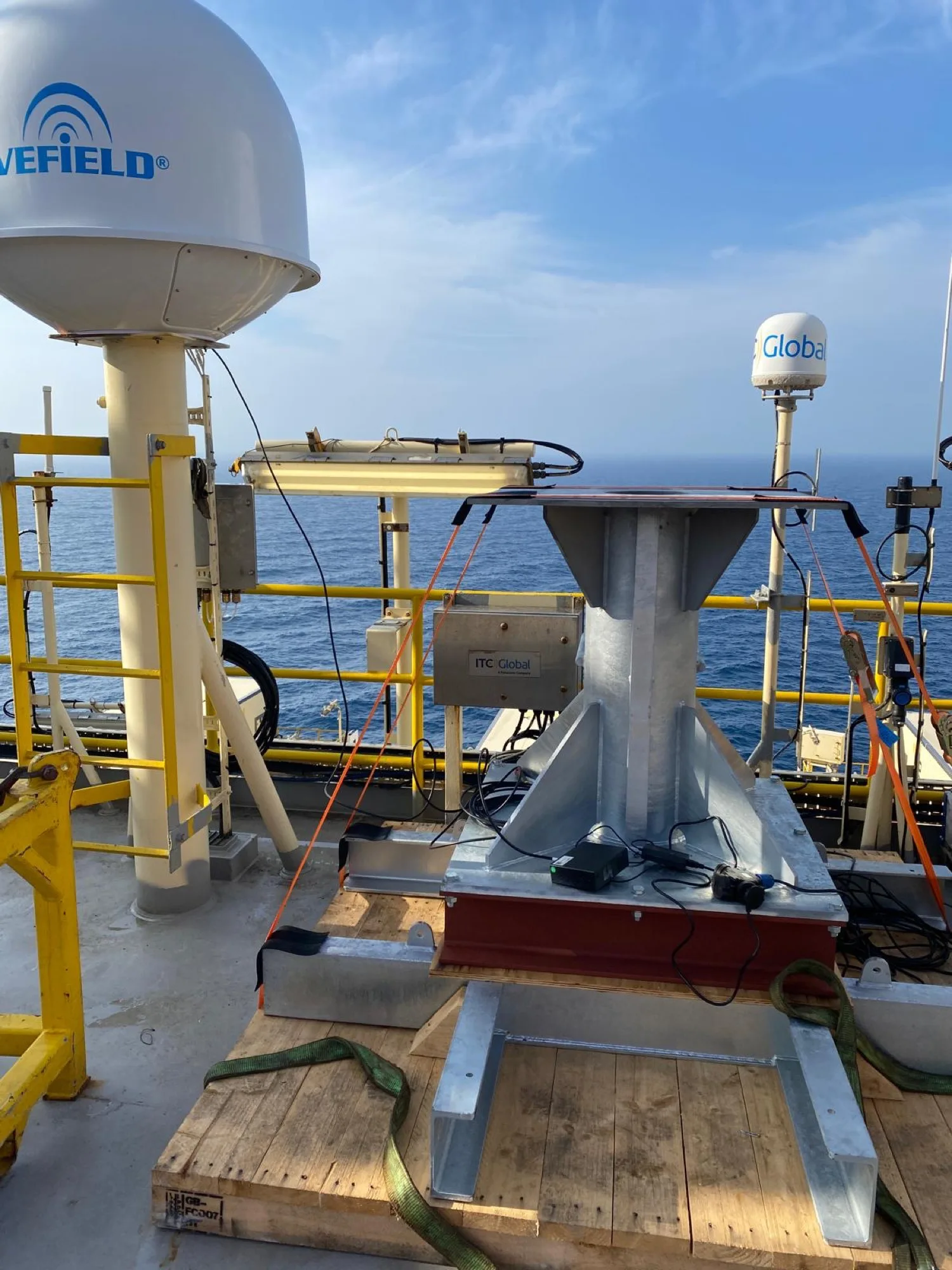 TVRO satellite TV installation maritime