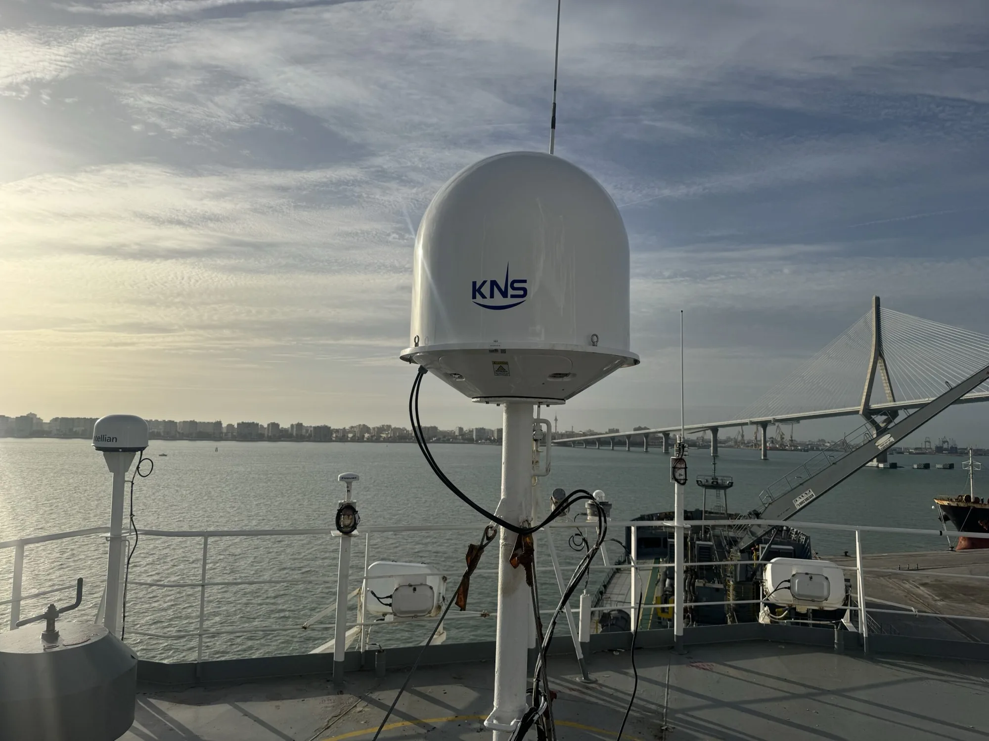 Maritime Starlink OneWeb VSAT Installation in Algeciras