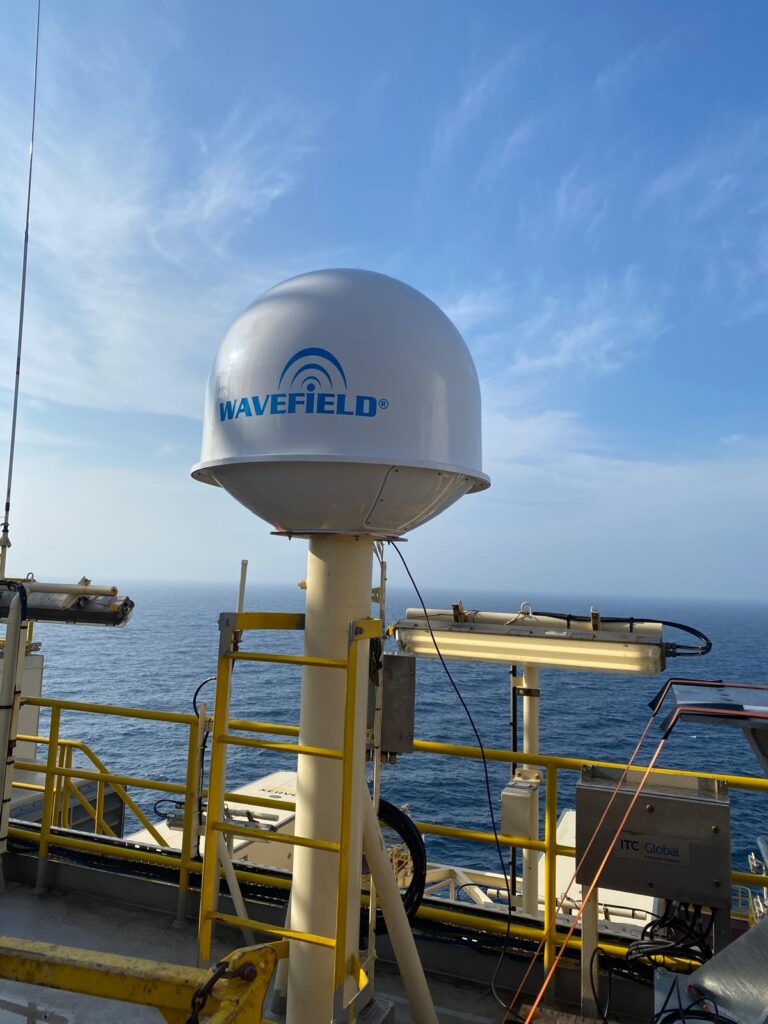 TVRO satellite TV installation maritime