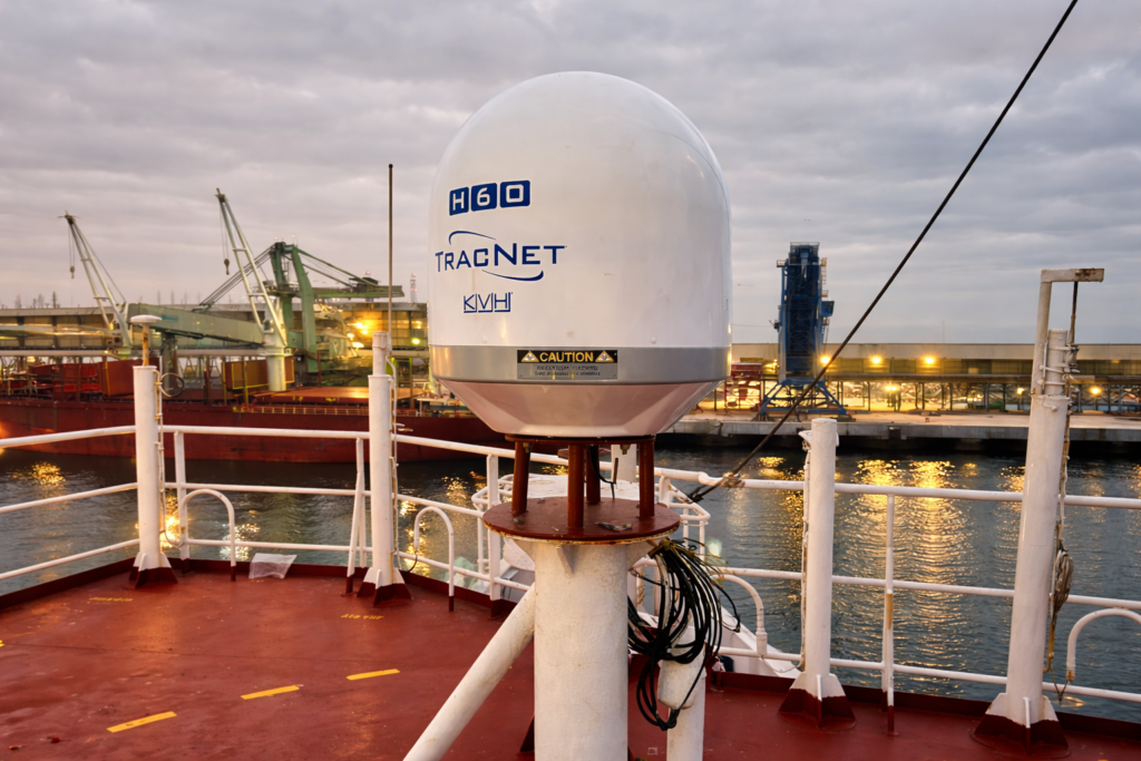 KVH Maritime Connectivity Systems onboard vessel installation